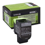 Toner Original Lexmark 80C2SK0 802SK SRET BK 2.5K