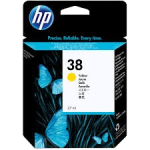 HP C9417A INK 38 Yellow PIGMENT Original HP C9417A INK 38 Yellow PIGMENT Original