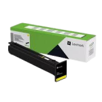 Lexmark 24B7608 Toner XC8355 95X 96X Yellow RTN 12K Original