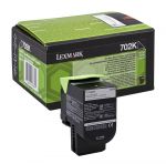 LEXMARK 70C20K0 TONER 702K RET BLK 1K ORIGINAL