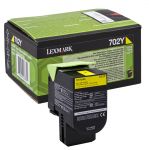 LEXMARK 70C20Y0 TONER 702Y RET YEL 1K ORIGINAL