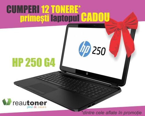 Laptop HP cadou la 12 tonere cumpărate!