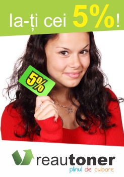 Promotie 5% pentru Toate Tonerele Originale ECO Promotie 5% pentru Toate Tonerele Originale ECO